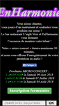 Mobile Screenshot of concert.enharmonie01.fr